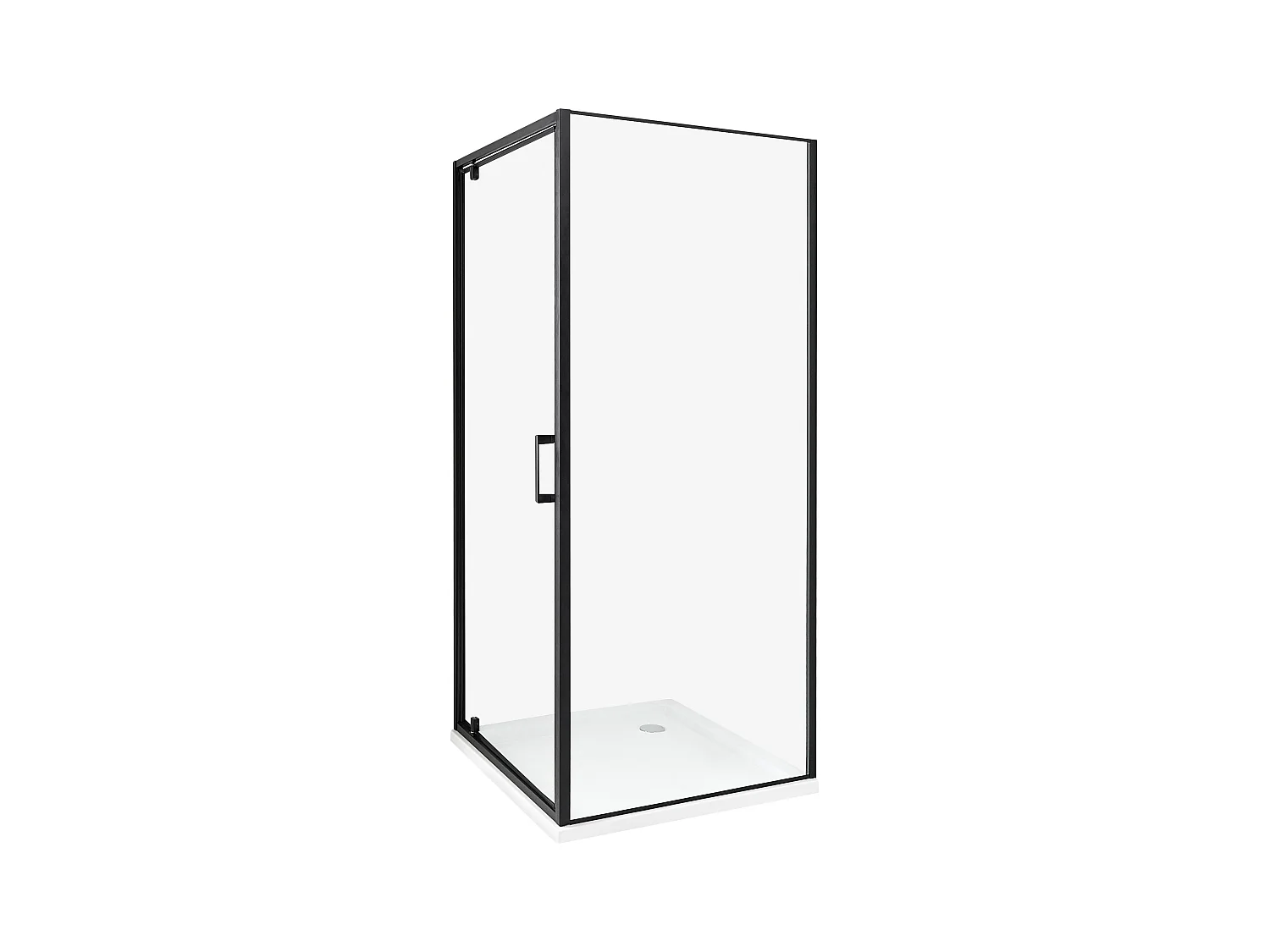 Cabine de douche DARLI 80 x 80 x 185 cm Noir