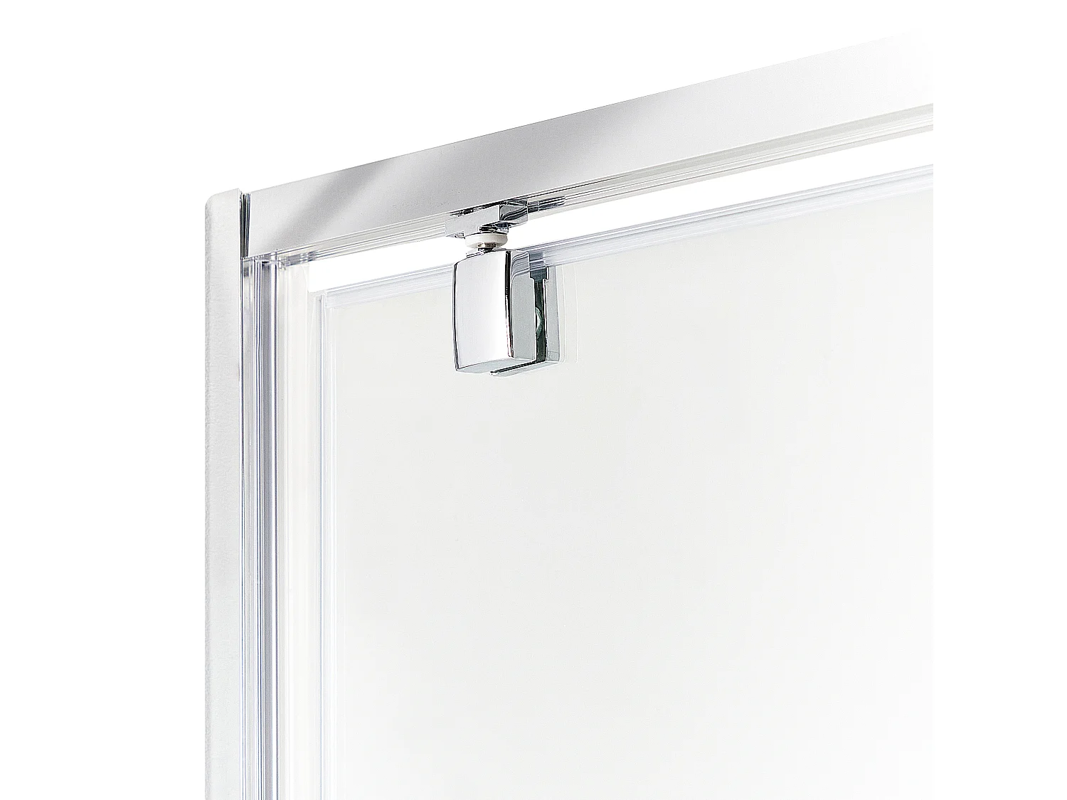 Duschkabine DARLI 80 x 80 x 185 cm Silber