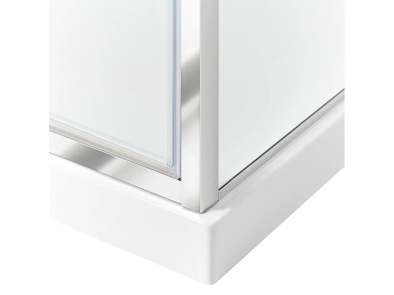 Duschkabine DARLI 80 x 80 x 185 cm Silber