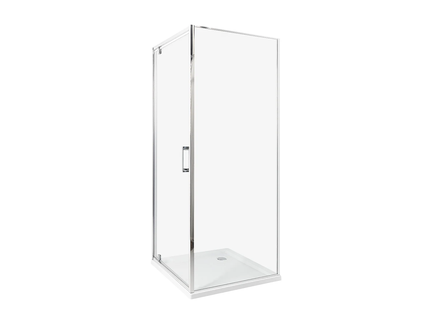 Duschkabine DARLI 70 x 70 x 185 cm Silber