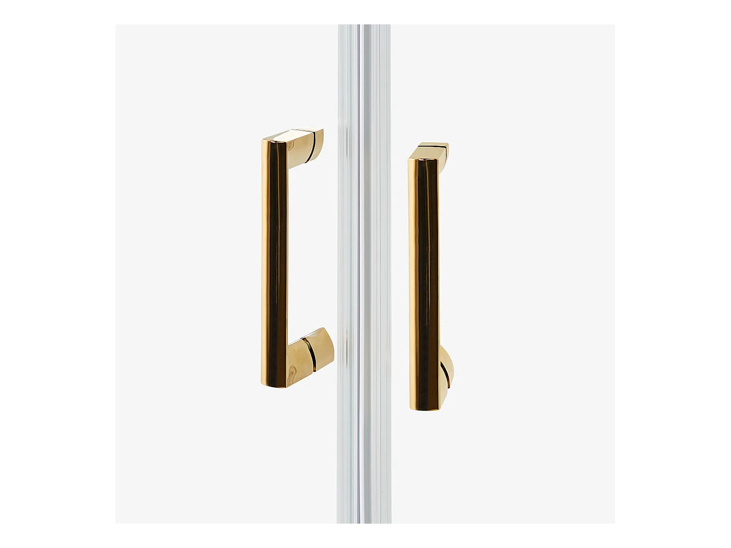 Cabine de douche JUKATAN 80 x 80 x 185 cm Doré