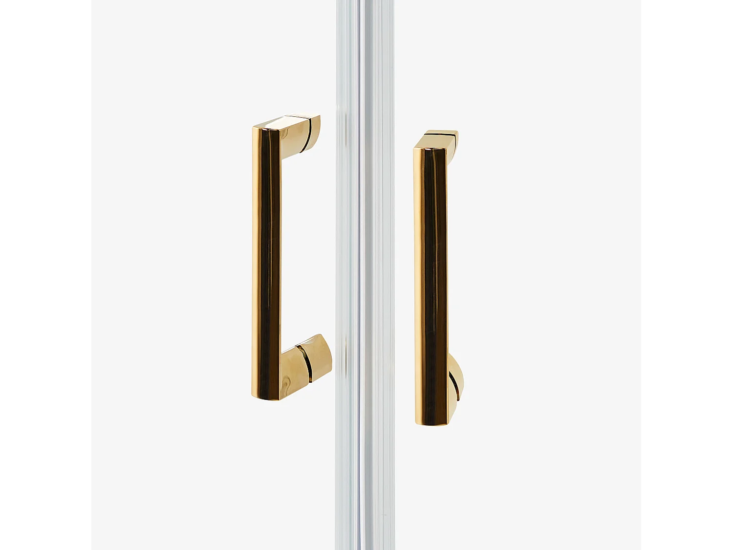 Cabine de douche JUKATAN 80 x 80 x 185 cm Doré