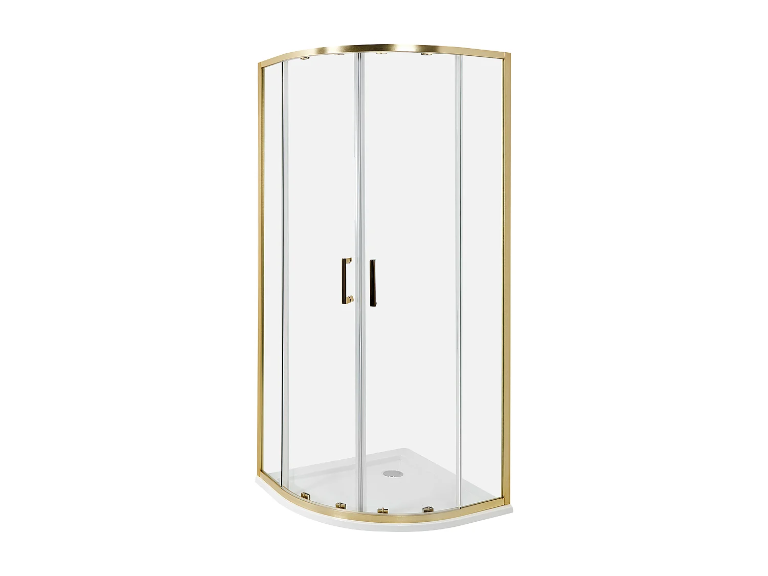 Cabina doccia JUKATAN 80 x 80 x 185 cm Oro