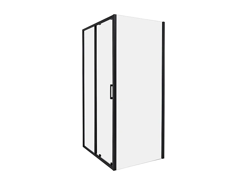 Kabina prysznicowa YORO 80 x 100 x 185 cm Czarny