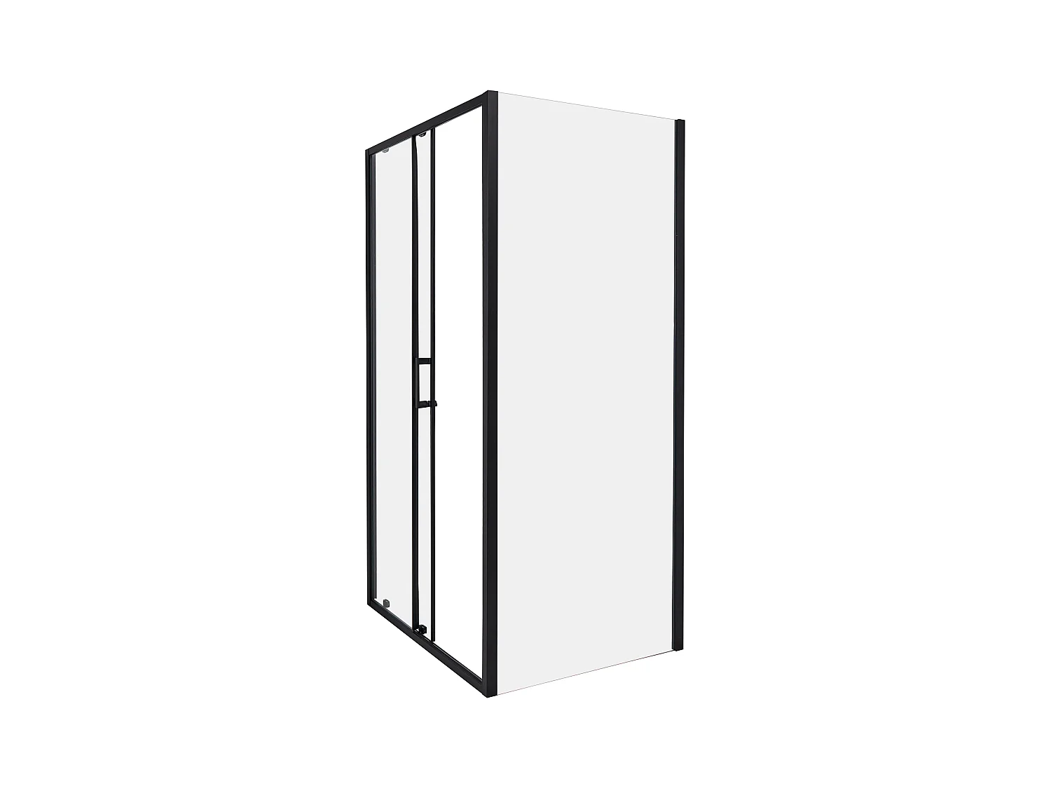 Cabine de douche YORO 80 x 100 x 185 cm Noir