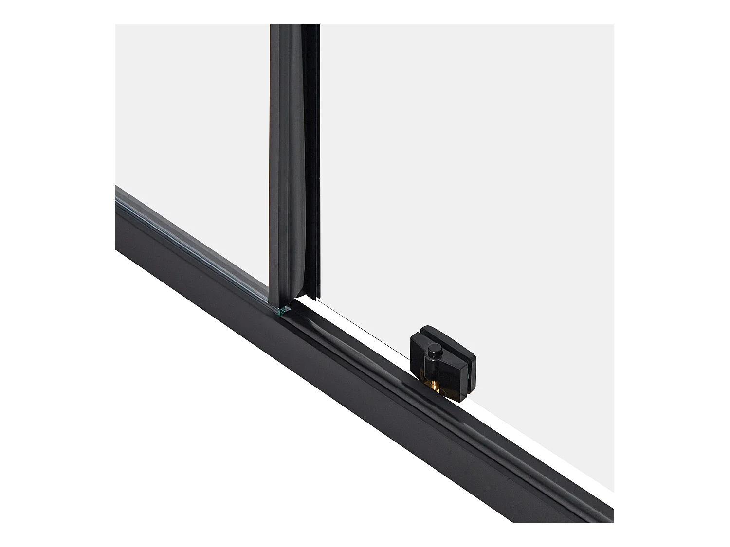 Cabine de douche YORO 80 x 100 x 185 cm Noir