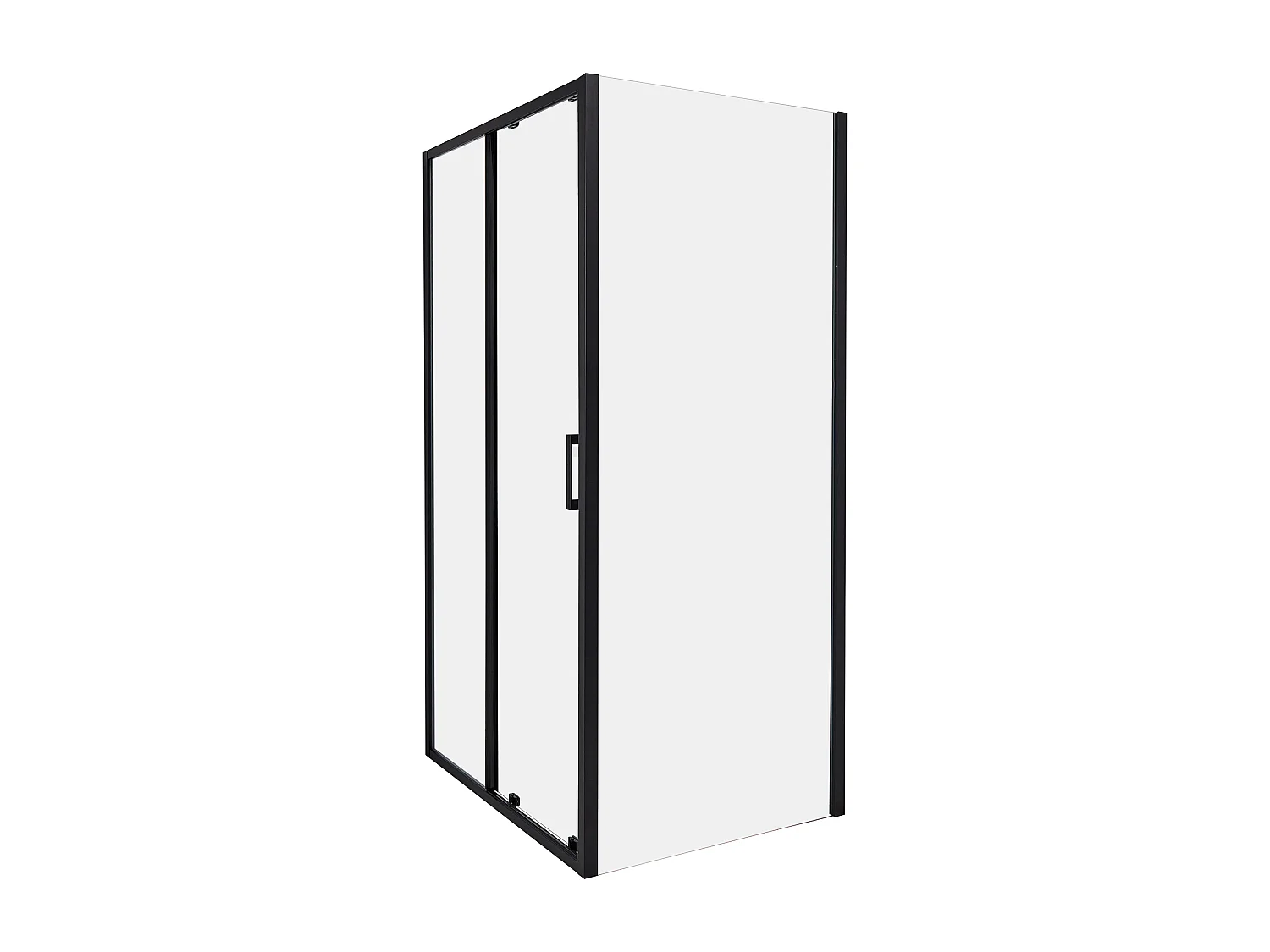 Cabine de douche YORO 80 x 100 x 185 cm Noir