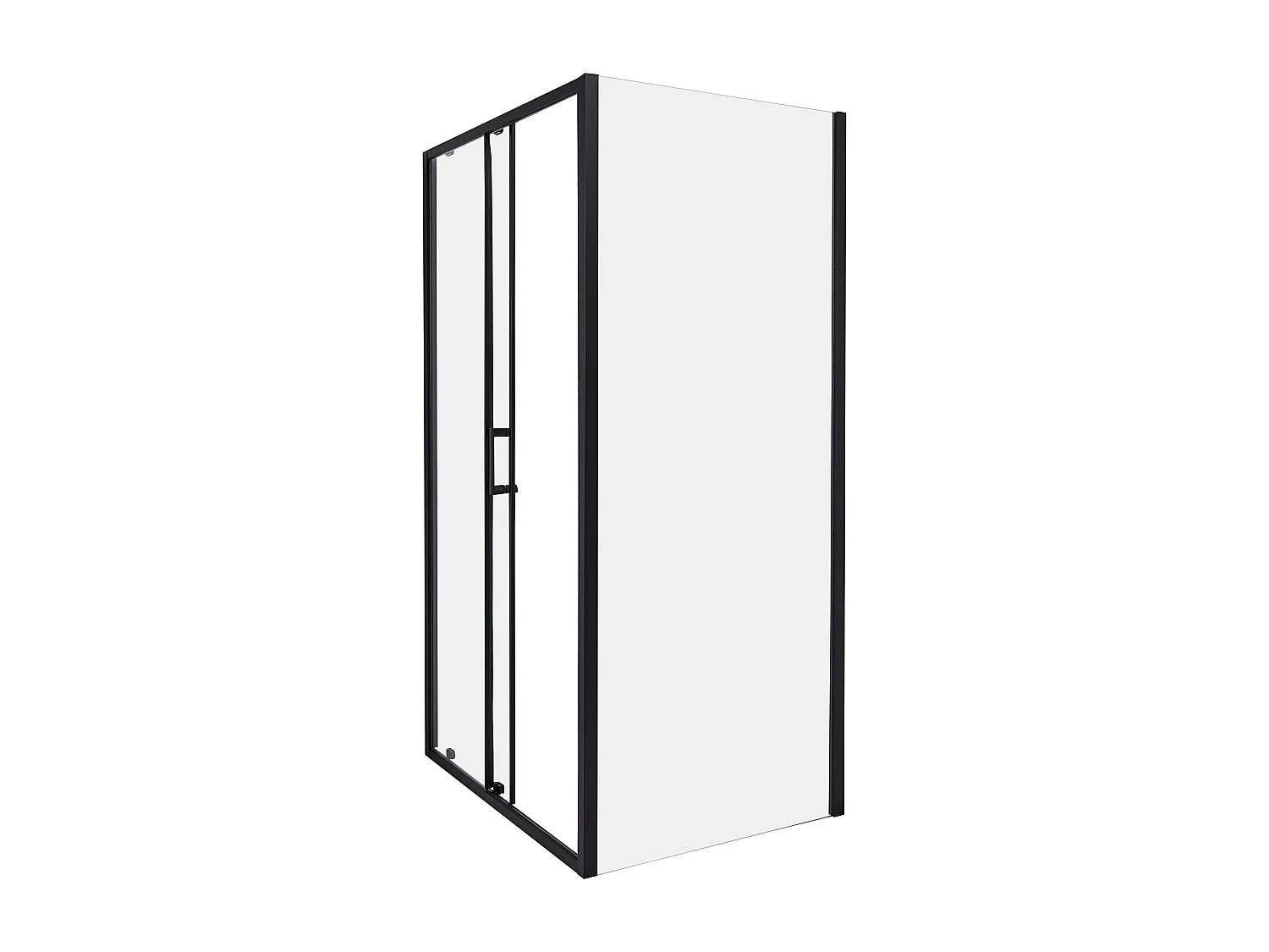 Cabine de douche YORO 80 x 100 x 185 cm Noir