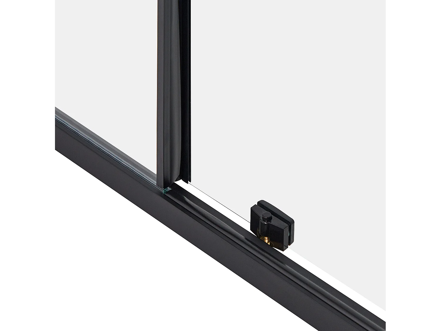 Cabine de douche YORO 80 x 100 x 185 cm Noir