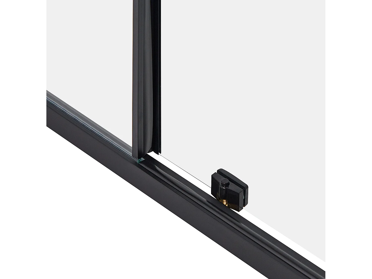 Cabine de douche YORO 80 x 100 x 185 cm Noir