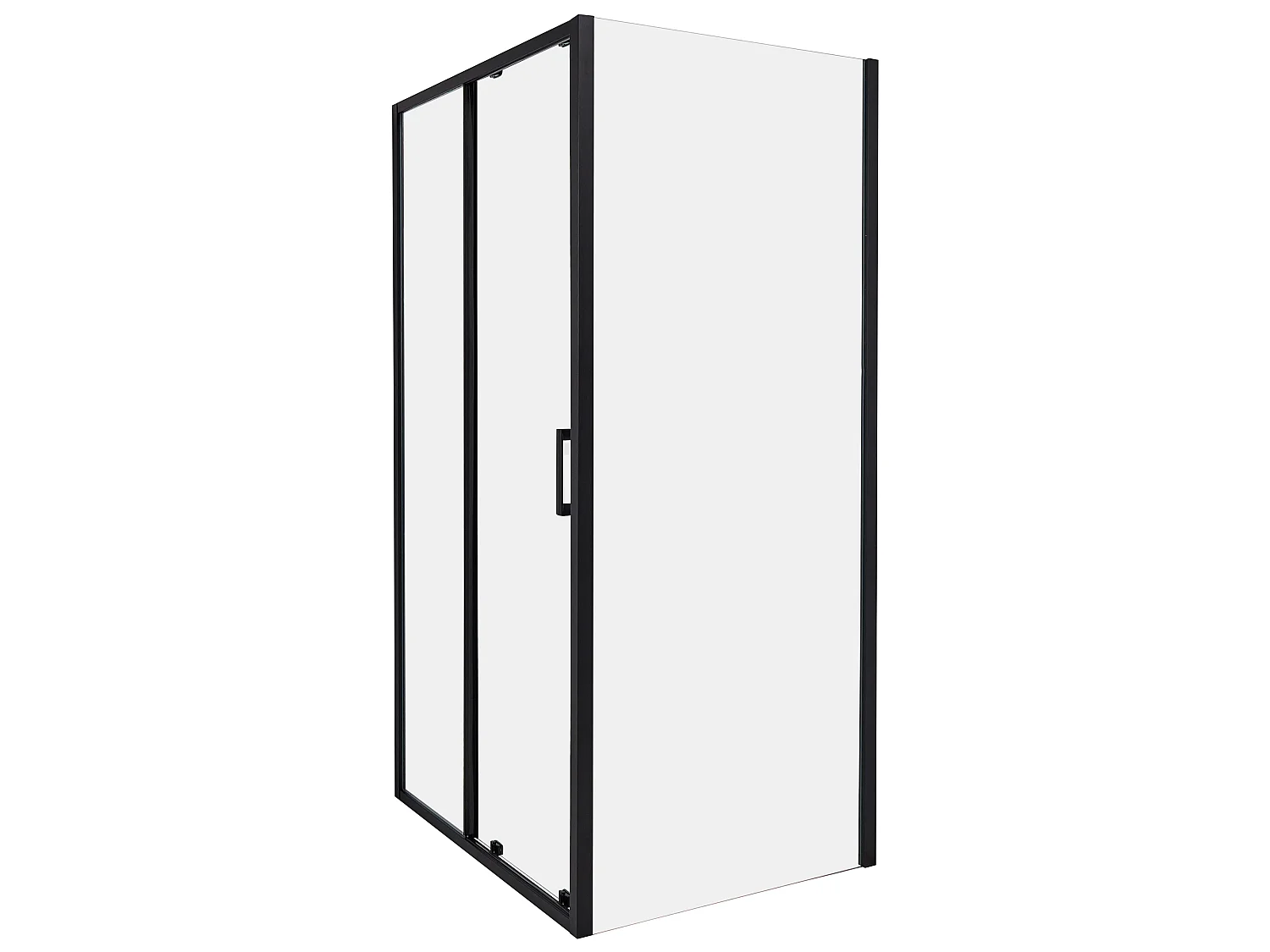 Cabine de douche YORO 80 x 100 x 185 cm Noir