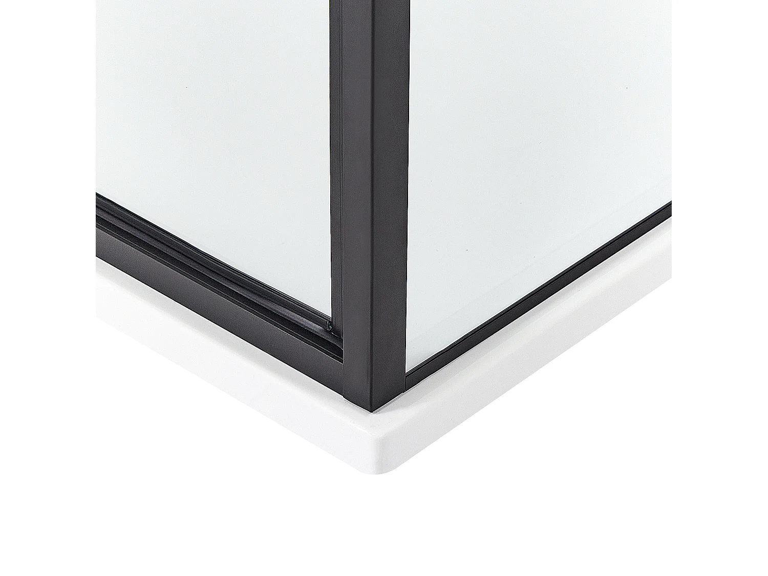 Douchecabine DARLI 90 x 90 x 185 cm Zwart