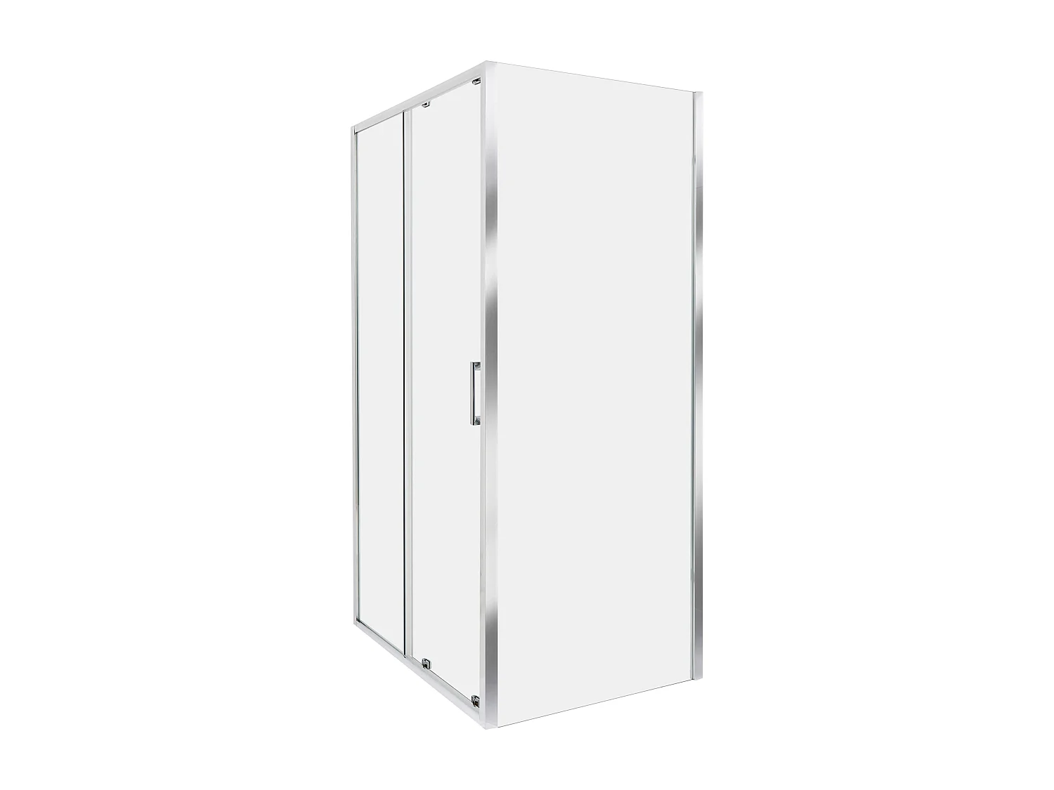 Cabine de douche YORO 80 x 100 x 185 cm Argenté