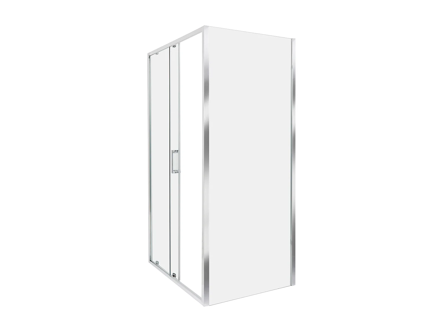 Cabine de douche YORO 80 x 100 x 185 cm Argenté