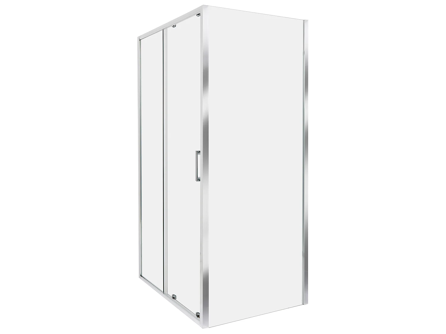Cabine de douche YORO 80 x 100 x 185 cm Argenté