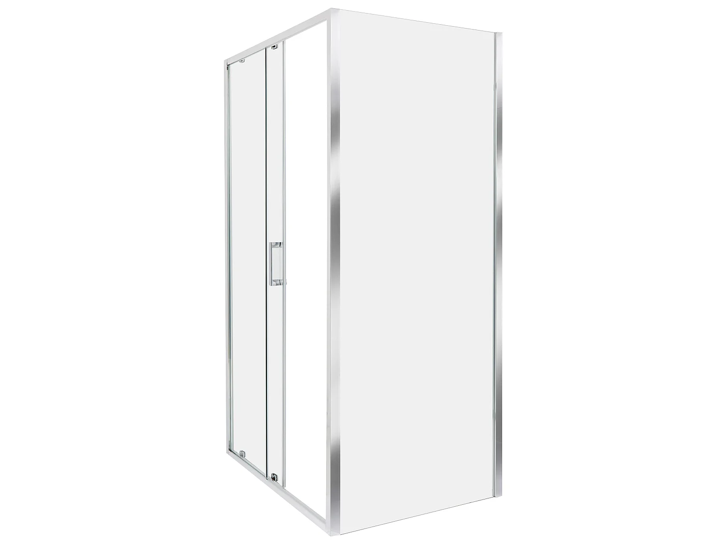 Cabine de douche YORO 80 x 100 x 185 cm Argenté