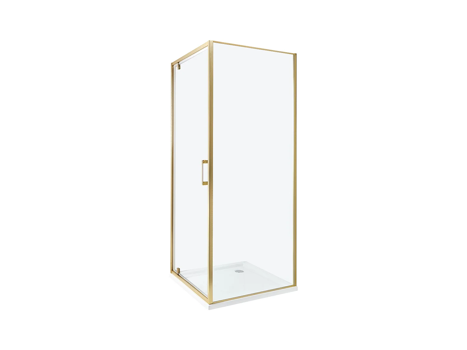 Cabine de douche DARLI 70 x 70 x 185 cm Doré