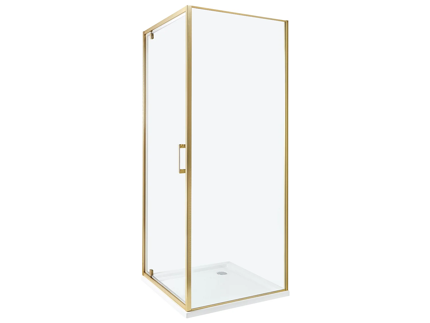Duschkabine DARLI 70 x 70 x 185 cm Gold
