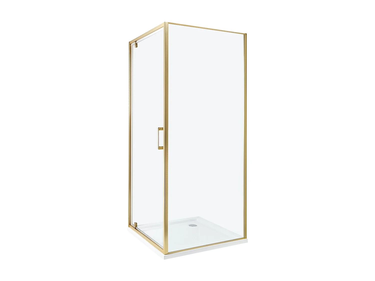 Kabina prysznicowa DARLI 80 x 80 x 185 cm Złoty