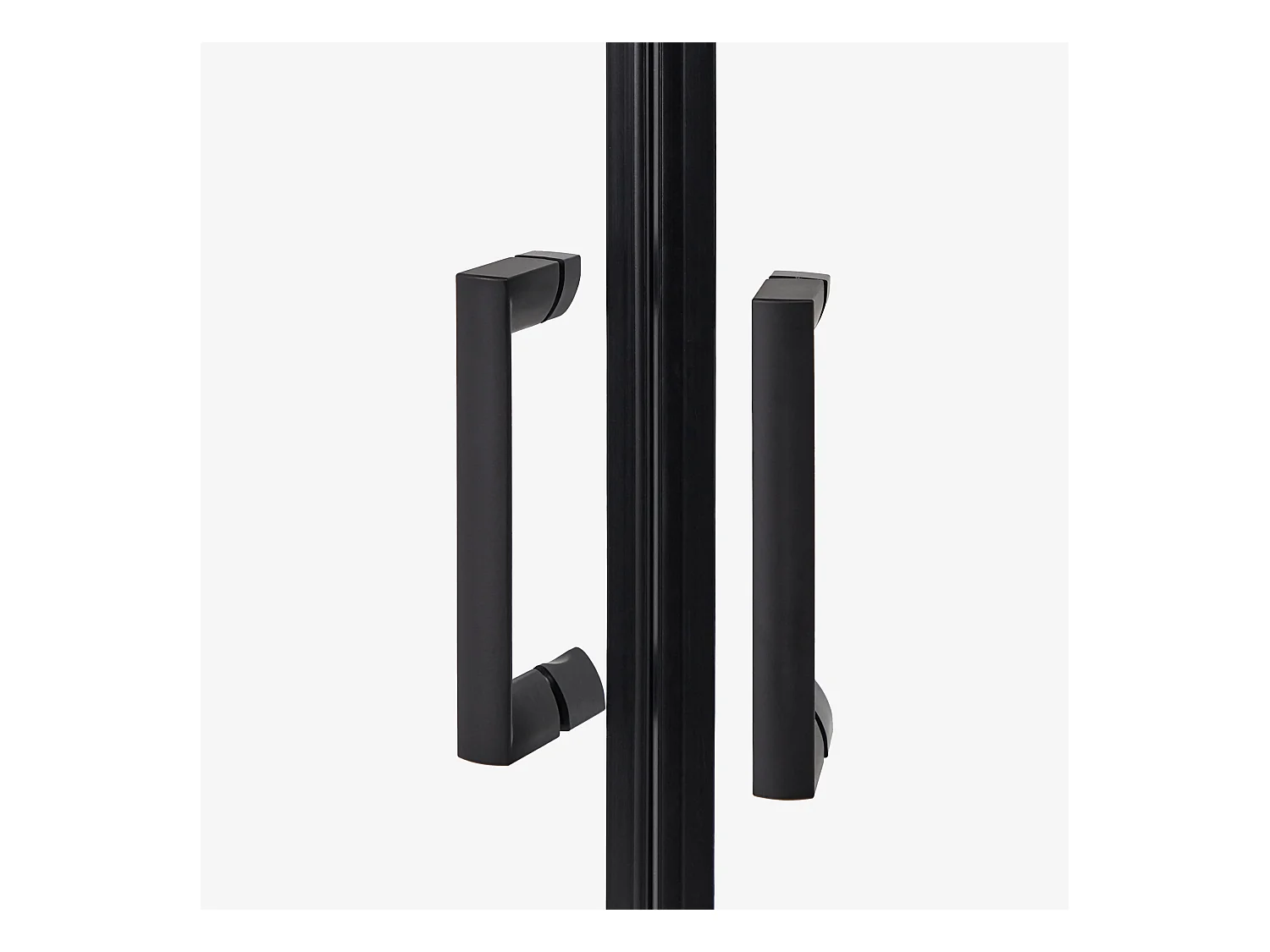 Cabine de duche JUKATAN 80 x 80 x 185 cm Preto