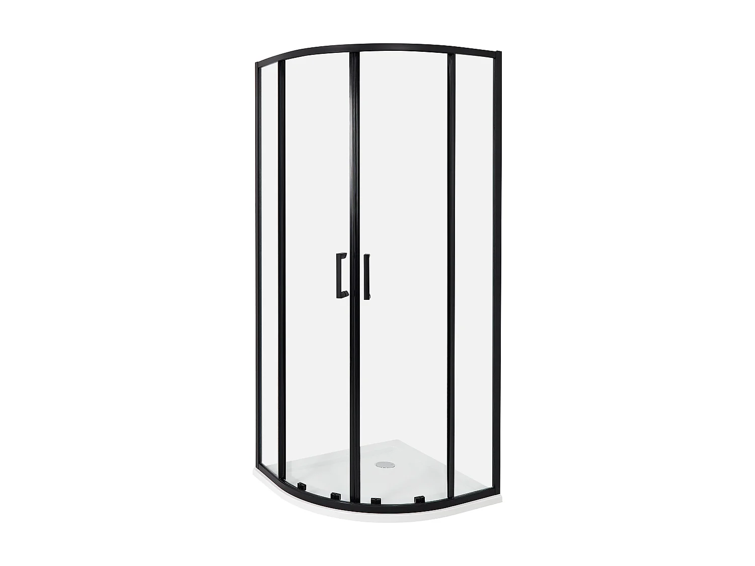 Cabina doccia JUKATAN 80 x 80 x 185 cm Nero