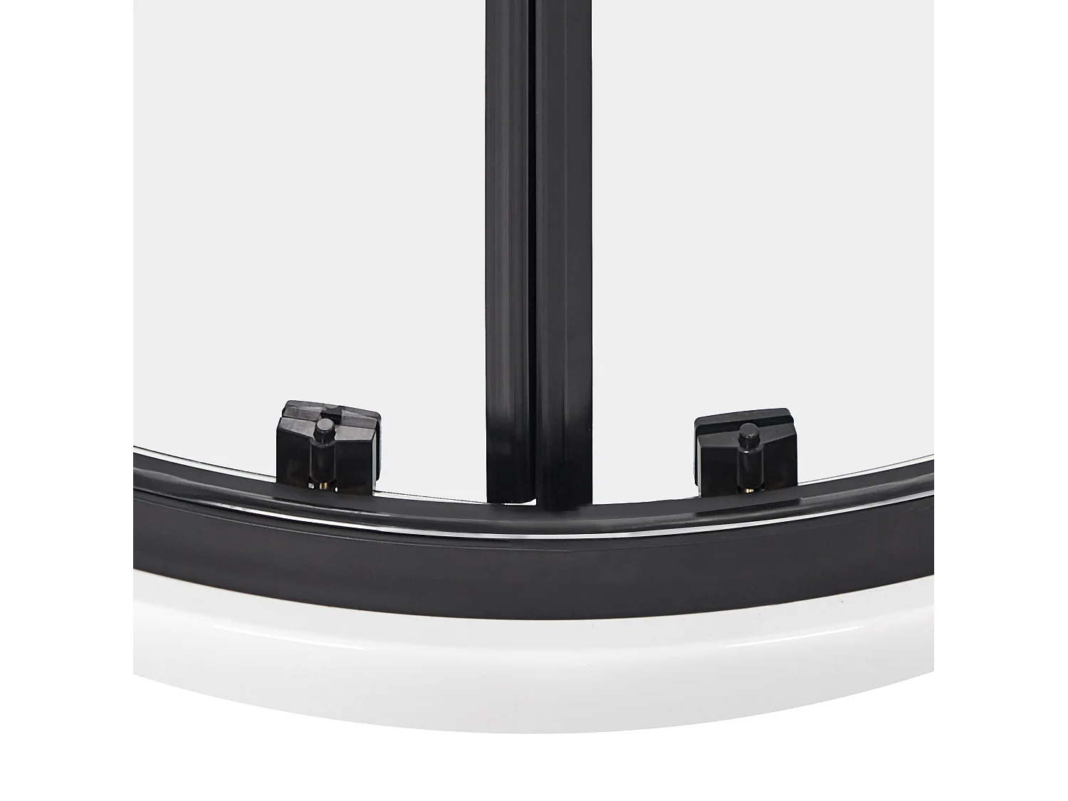 Cabine de douche JUKATAN 80 x 80 x 185 cm Noir