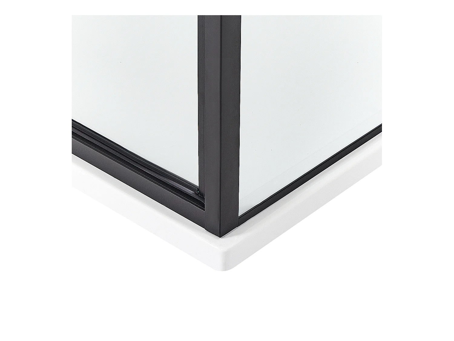 Kabina prysznicowa DARLI 70 x 70 x 185 cm Czarny