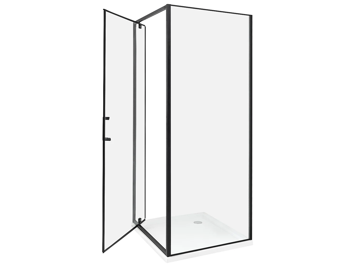 Cabina doccia DARLI 70 x 70 x 185 cm Nero