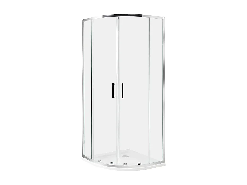 Kabina prysznicowa JUKATAN 80 x 80 x 185 cm Srebrny