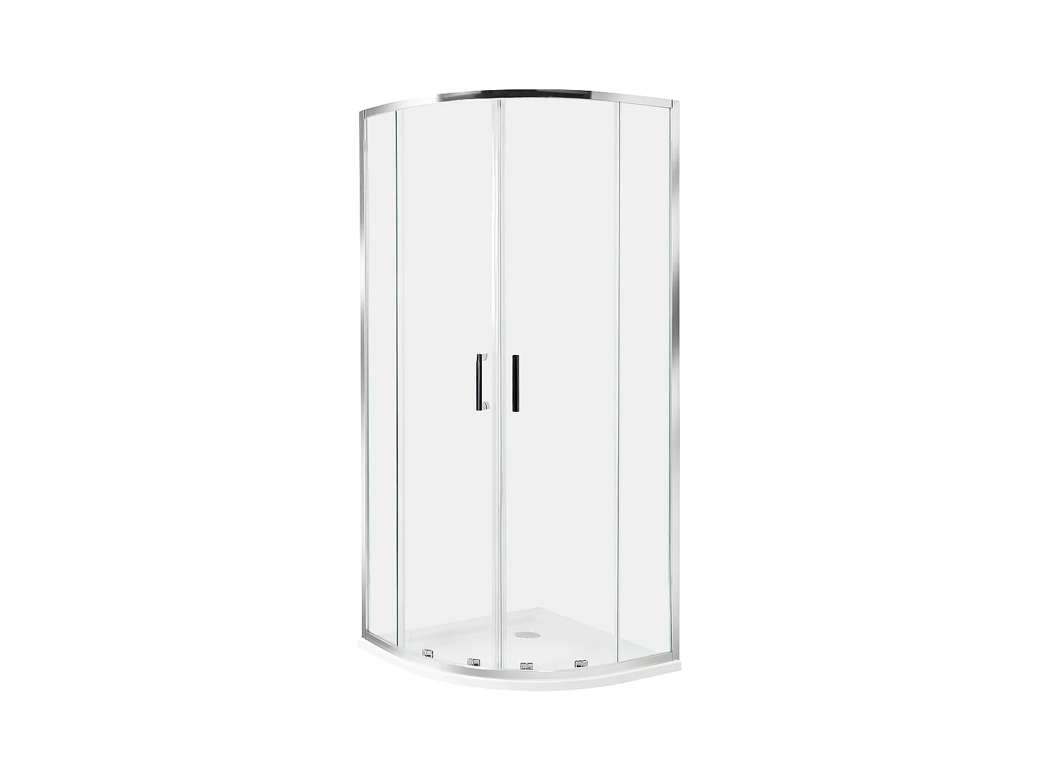 Kabina prysznicowa JUKATAN 80 x 80 x 185 cm Srebrny