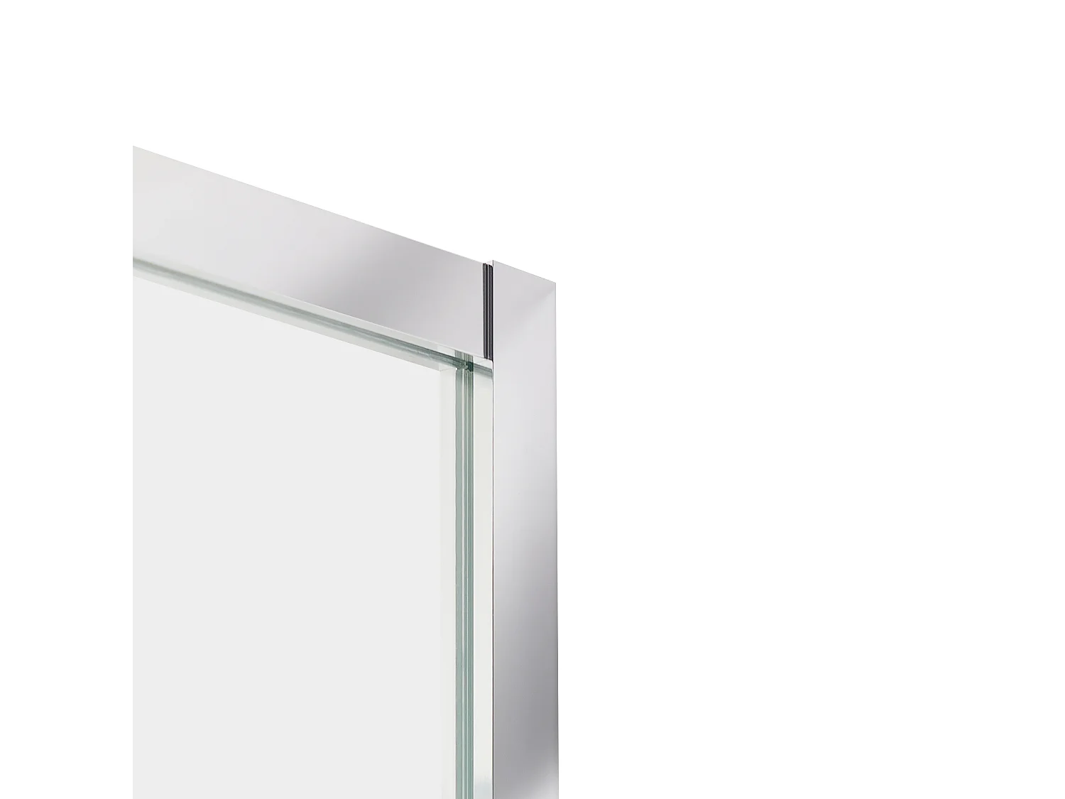 Cabina doccia JUKATAN 80 x 80 x 185 cm Argento