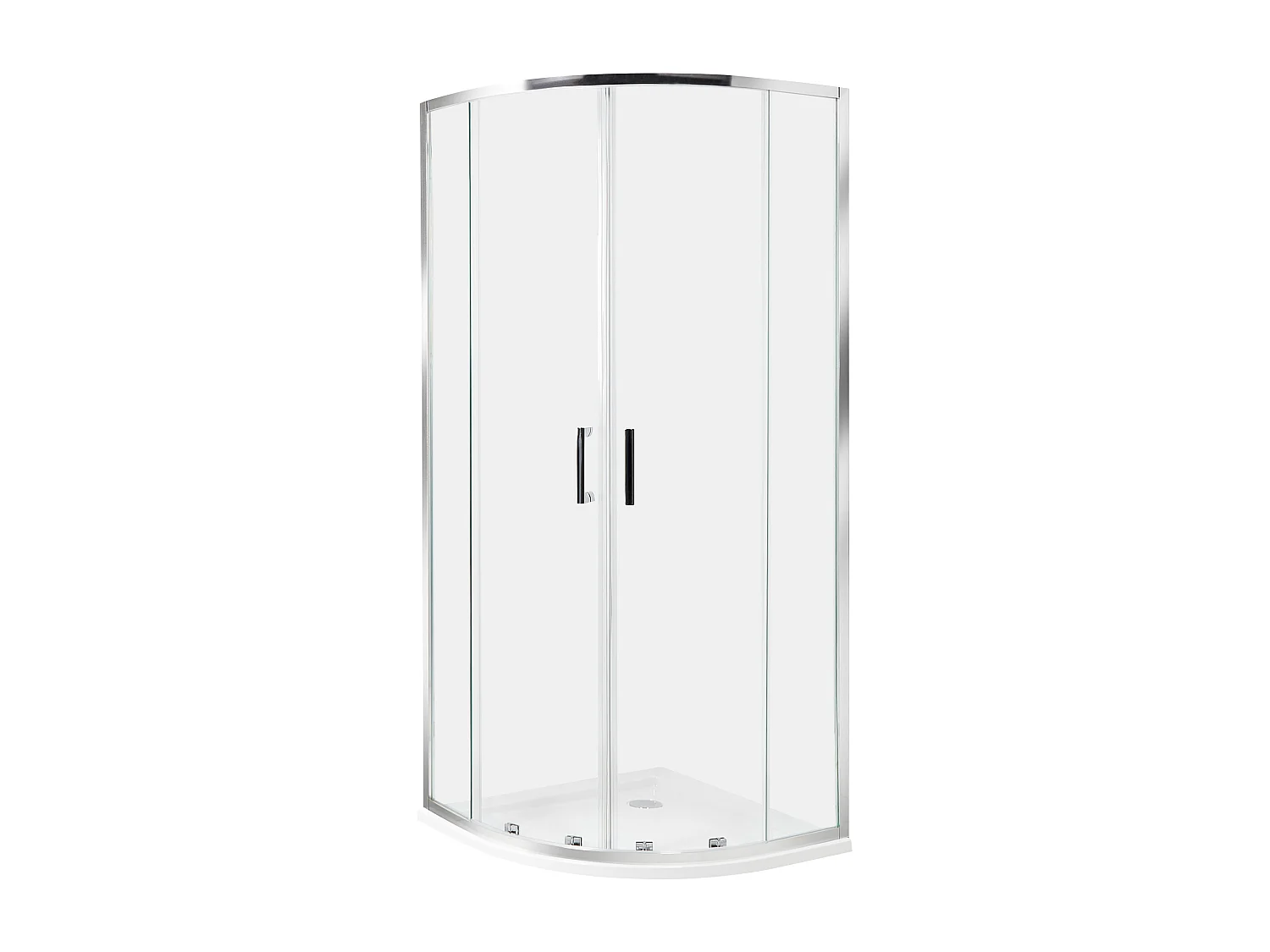 Cabine de douche JUKATAN 80 x 80 x 185 cm Argenté