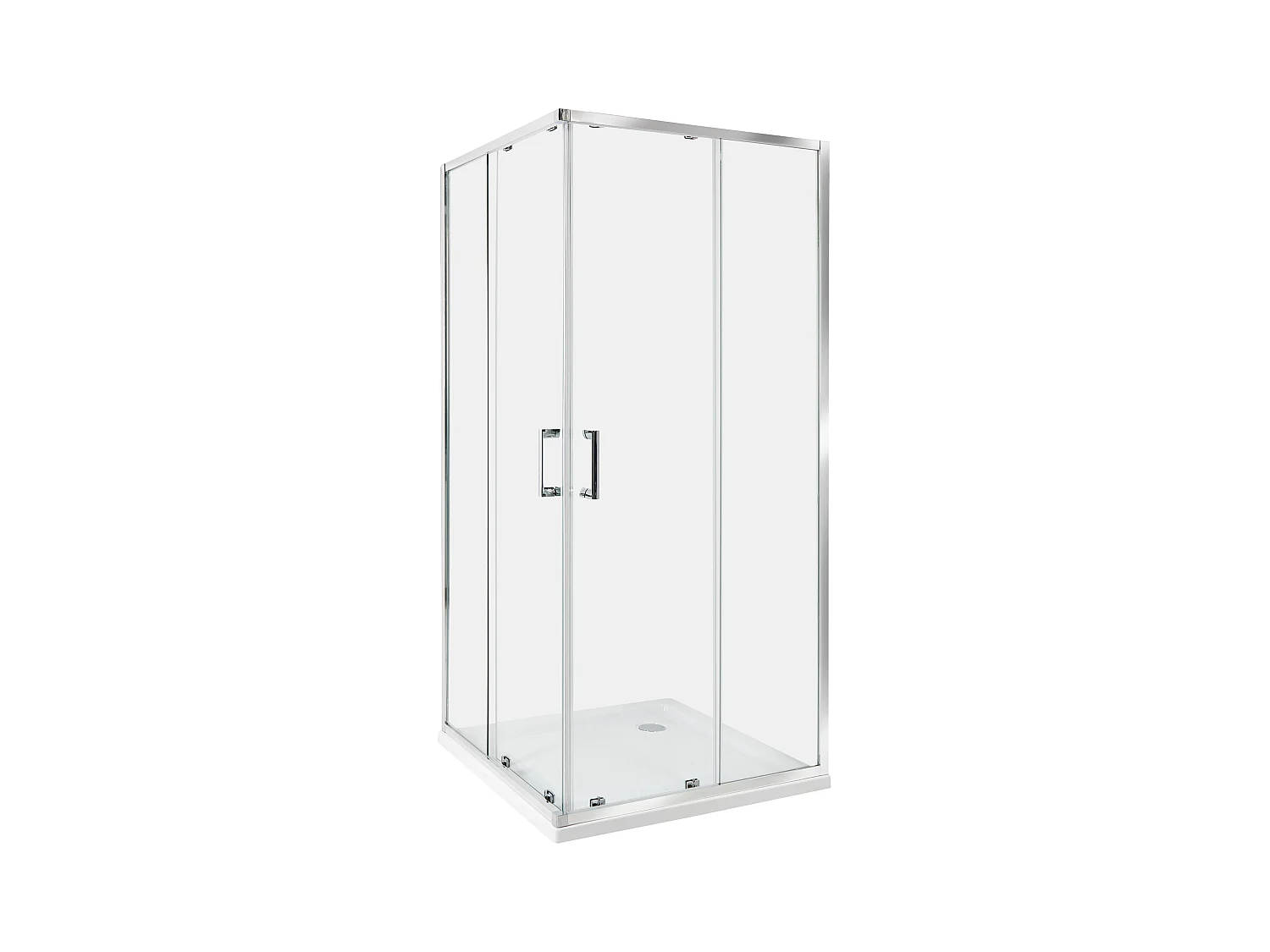 Cabine de douche TELA 90 x 90 x 185 cm Argenté
