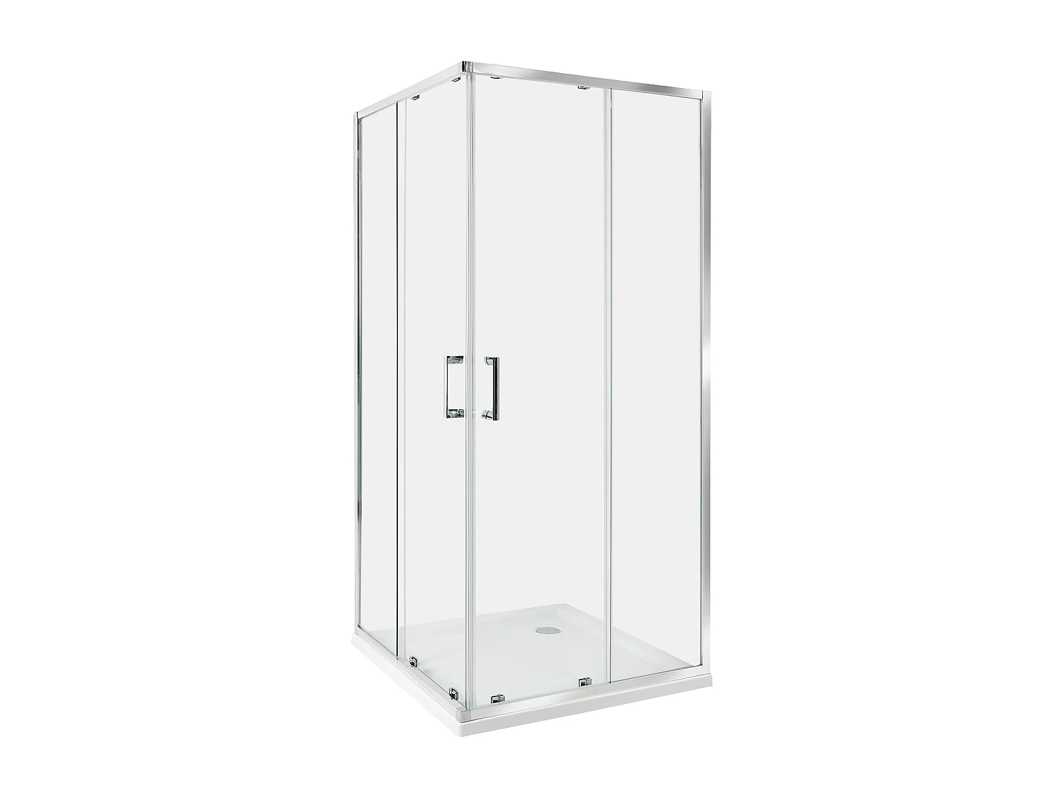 Cabine de douche TELA 90 x 90 x 185 cm Argenté