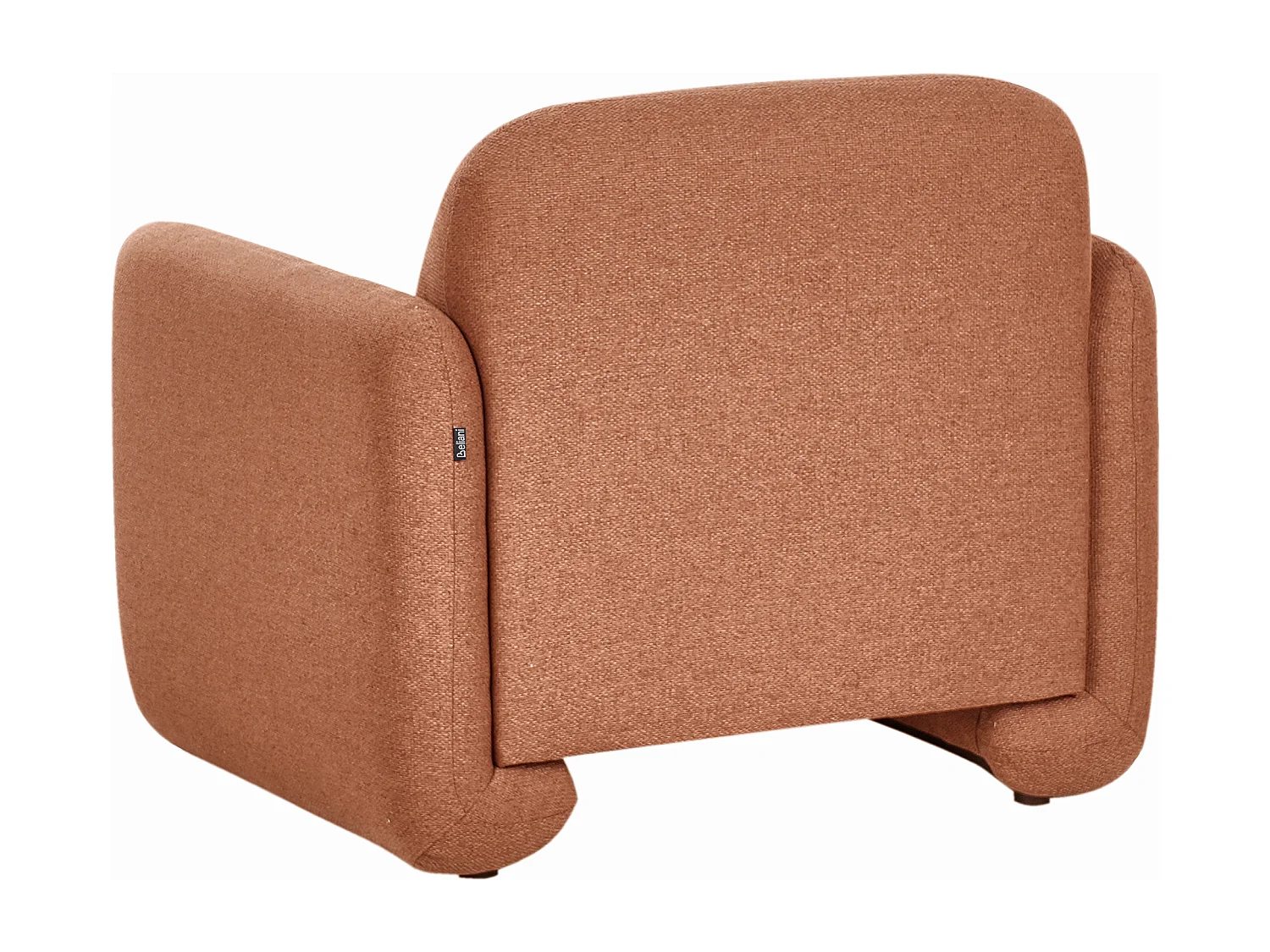 Poltrona SALAND Tessuto Marrone dorato