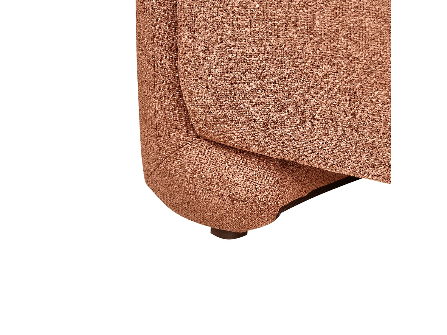 Poltrona SALAND Tessuto Marrone dorato