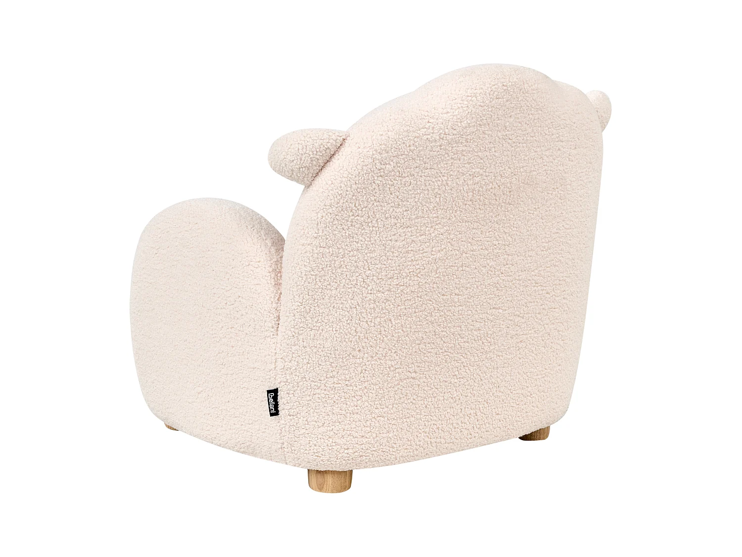 Fauteuil pour enfants Mouton ULA Bouclé Blanc cassé