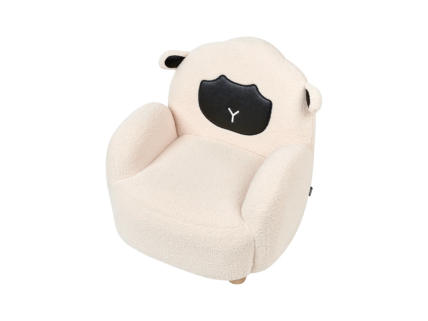 Fauteuil pour enfants Mouton ULA Bouclé Blanc cassé