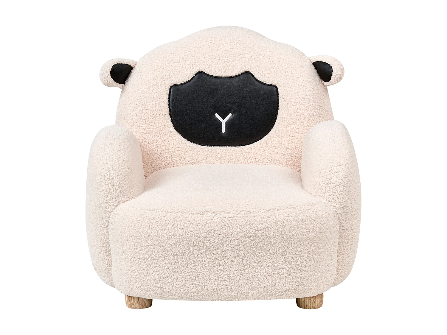 Kindersessel Bouclé cremeweiss Schaf ULA