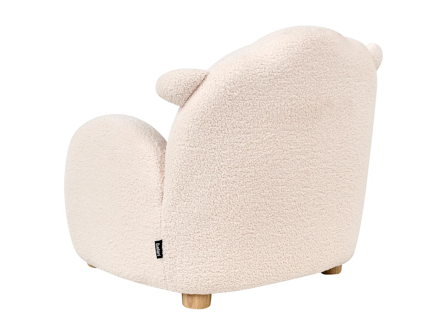 Kinderfauteuil ULA Bouclé Gebroken wit