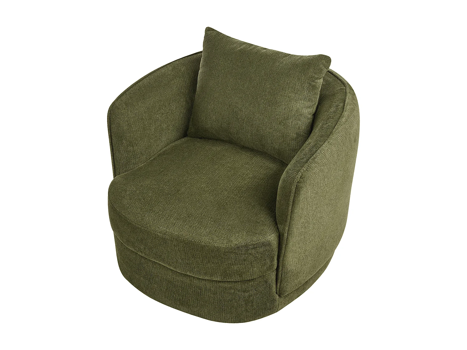 Fauteuil pivotant ANDALEN Tissu Vert