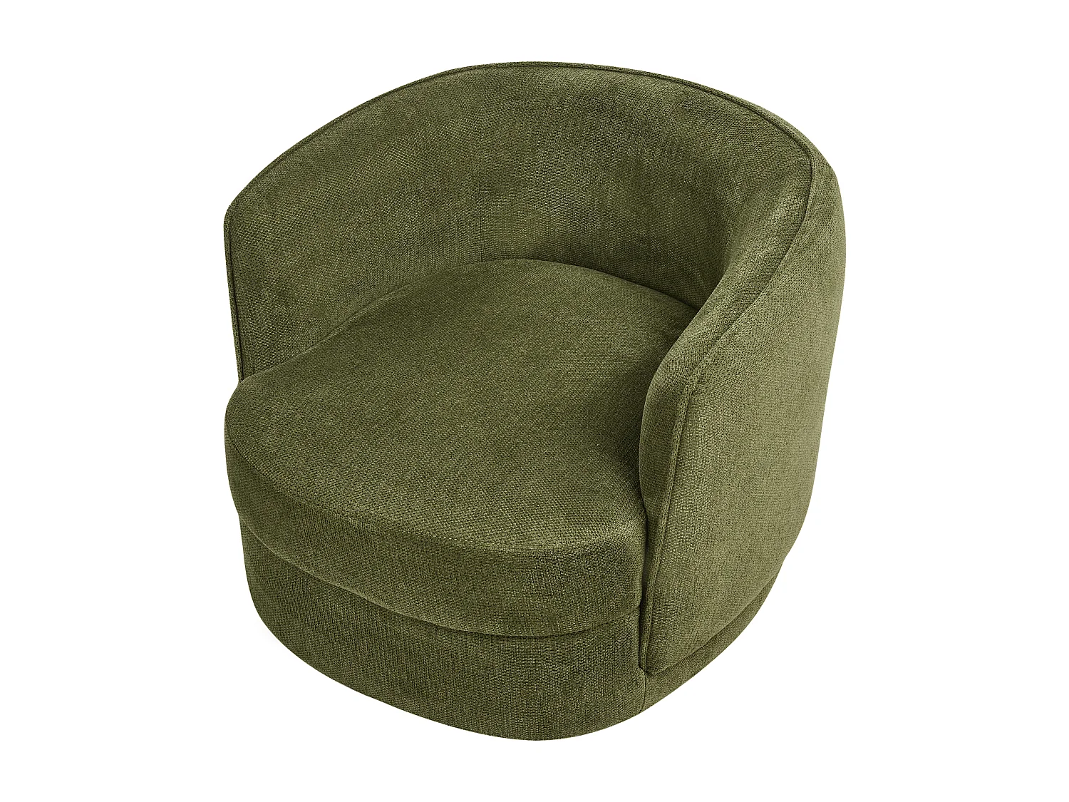 Fauteuil pivotant ANDALEN Tissu Vert