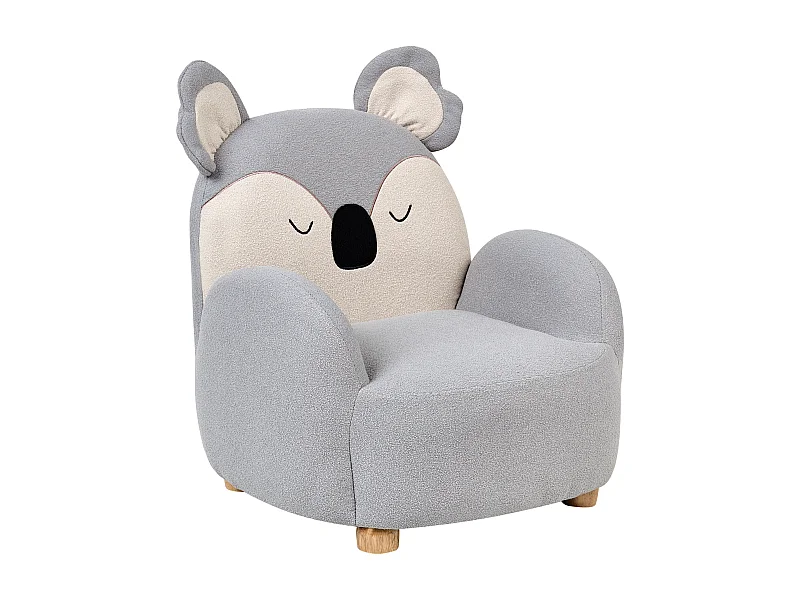 Fotel dziecięcy HERVIK Szary