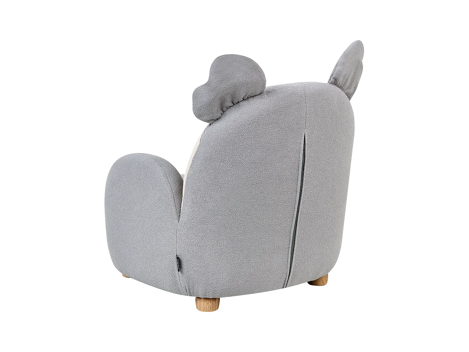 Fauteuil pour enfants Koala HERVIK Tissu Gris