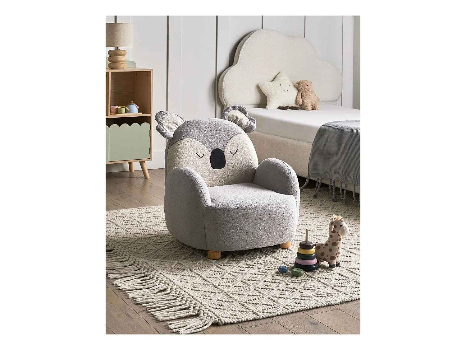 Kinderfauteuil HERVIK Grijs
