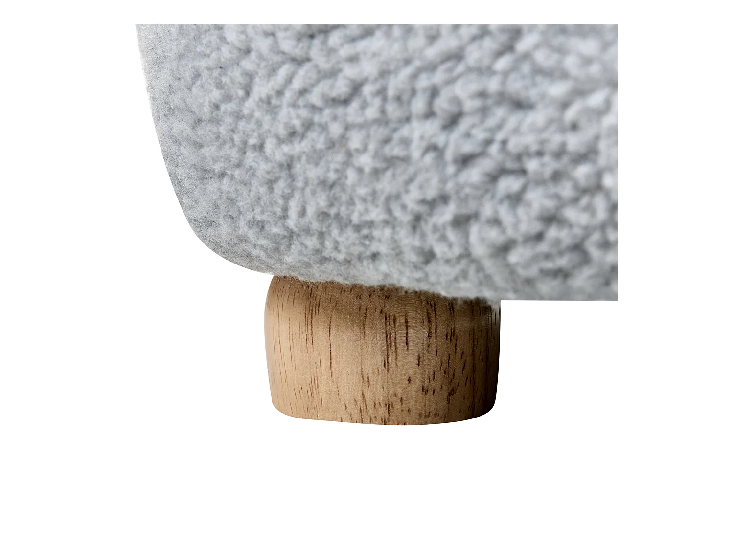 Fauteuil pour enfants Mouton ULA Bouclé Gris