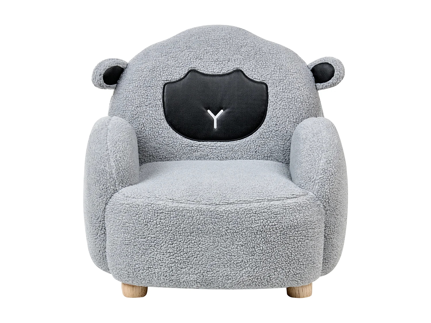 Kindersessel Bouclé grau Schaf ULA