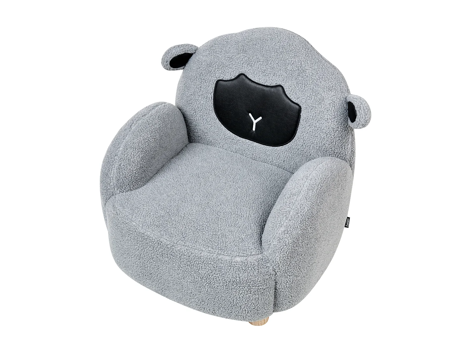 Kindersessel Bouclé grau Schaf ULA