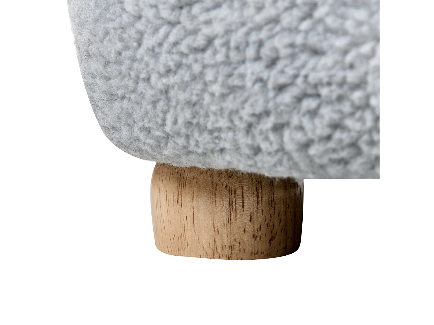 Kindersessel Bouclé grau Schaf ULA