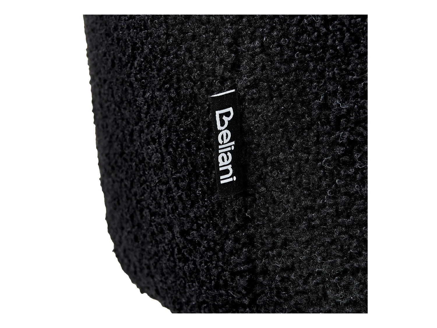 Kinderfauteuil HERVIK Bouclé Zwart